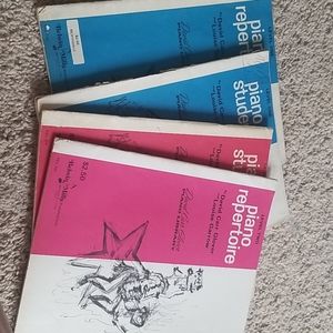 4 Piano Lesson Books by David Carr Glover